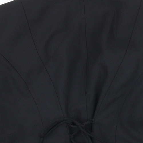 Together Womens Black Jacket Blazer Size 12 Button