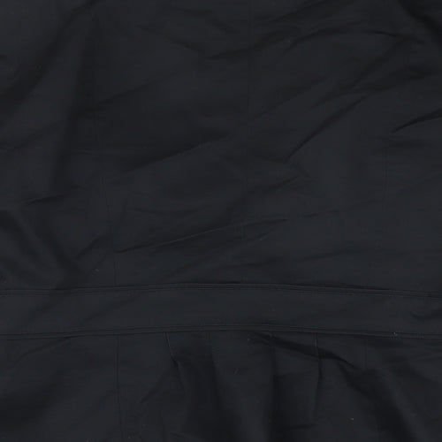 H&M Womens Black Jacket Blazer Size 10 Button