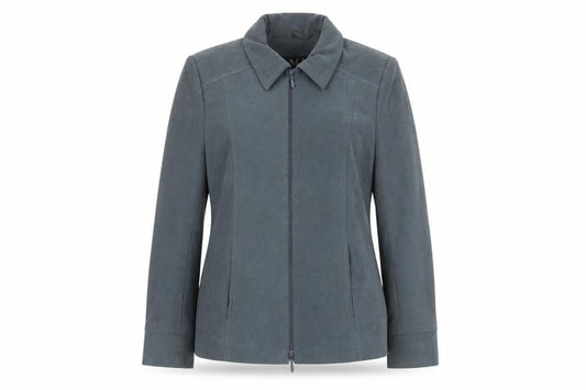 Front view of CMD women’s green jacket, size UK 10, toggle
