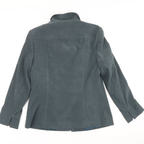 C.M.D Womens Green Jacket Size 10 Toggle