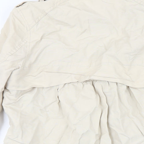 NEXT Womens Beige Jacket Coat Size 10 Zip