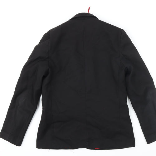 Winterbottoms Girls Black Jacket Blazer Size M Button - Batley Girl's Highschool