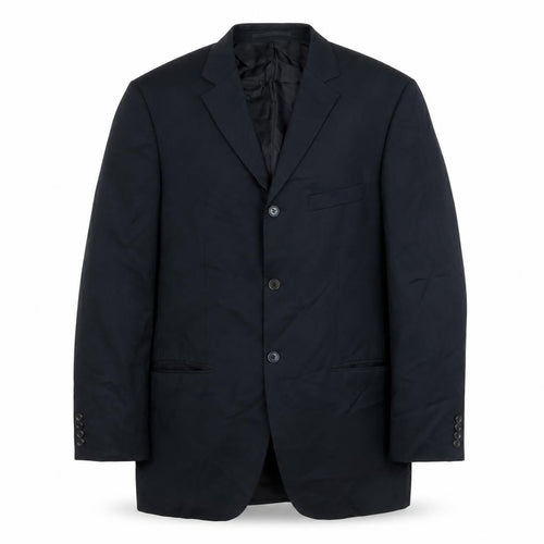 Lanificio Cerruti Mens Blue Wool Jacket Blazer Size 40 Big & Tall