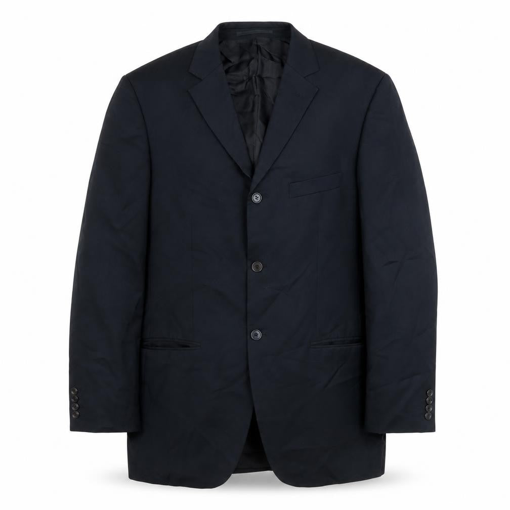 Lanificio Cerruti Mens Blue Wool Jacket Blazer Size 40 Big & Tall