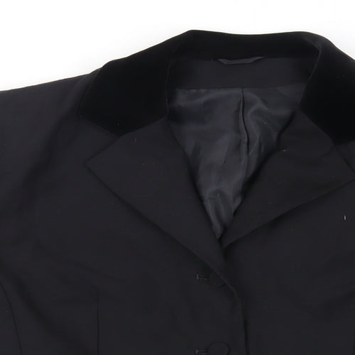 NEXT Womens Black Jacket Blazer Size 14 Button