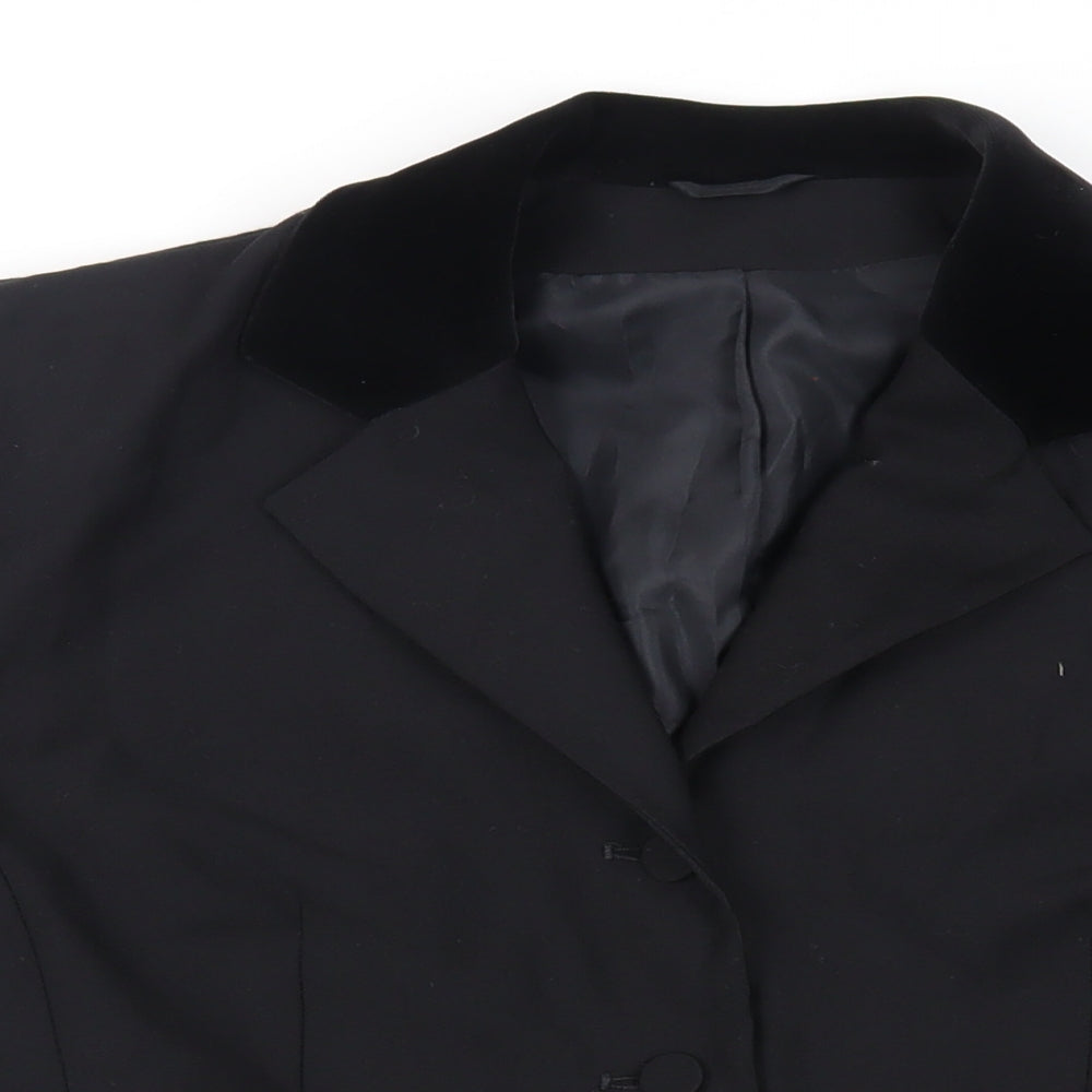 NEXT Womens Black Jacket Blazer Size 14 Button