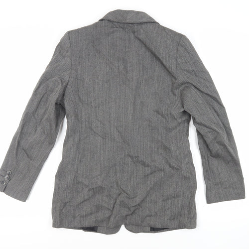 Marks and Spencer Womens Grey Jacket Blazer Size 10 Button