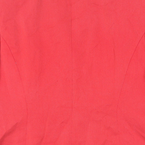 Principles Womens Red Jacket Blazer Size 16 Button