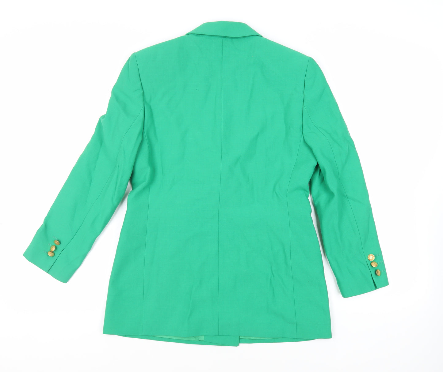 Marks and Spencer Womens Green Jacket Blazer Size 10 Button
