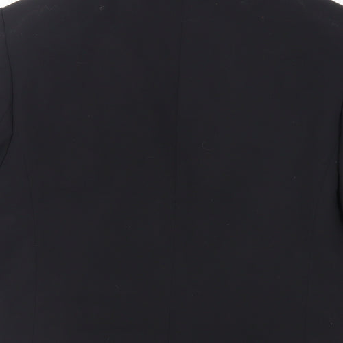 Marks and Spencer Womens Black Jacket Blazer Size 6 Button