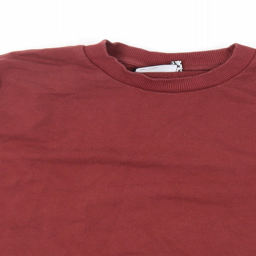 ASOS Mens Brown Cotton Pullover Sweatshirt Size S