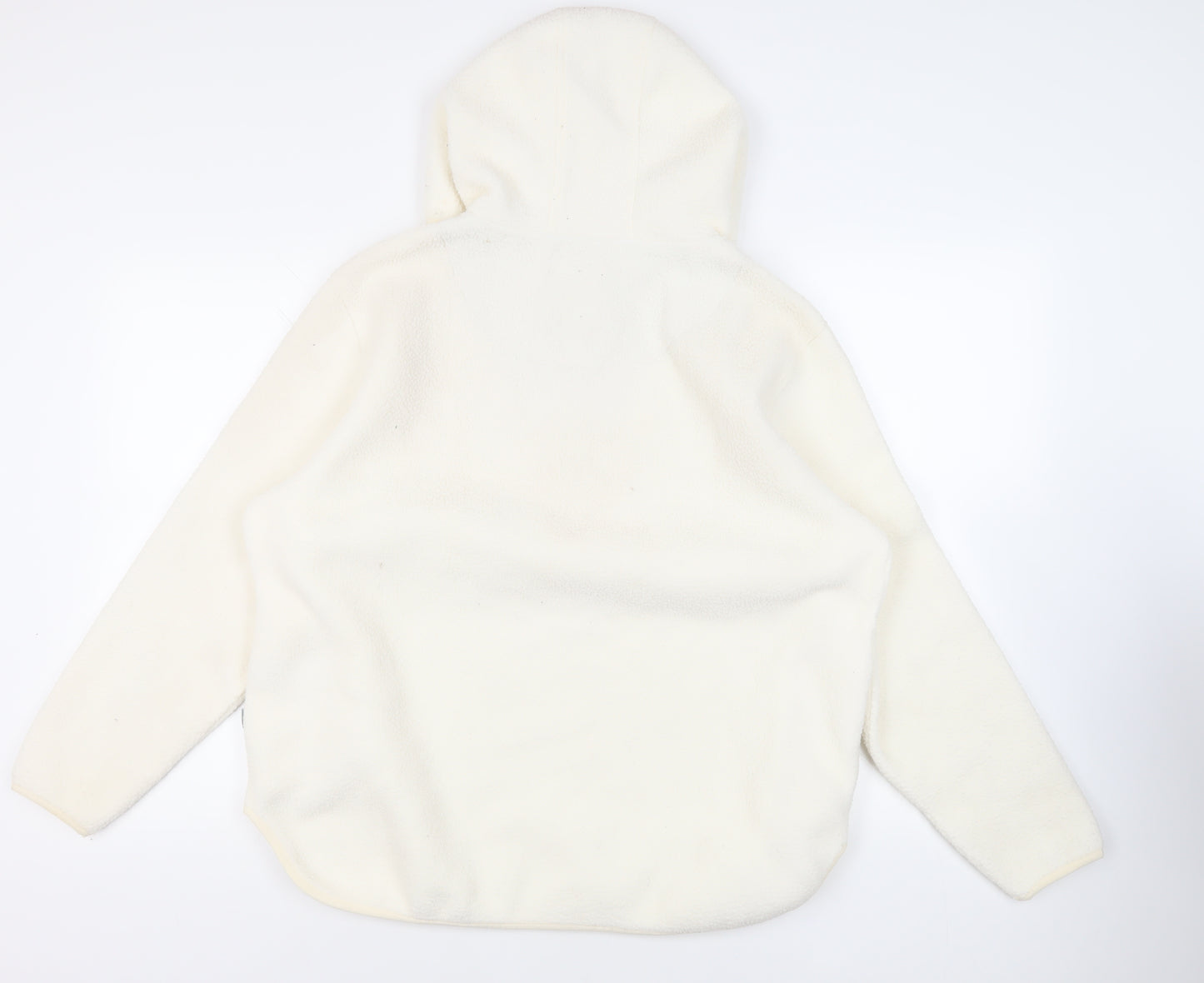 Joules Womens Ivory Polyester Pullover Hoodie Size 16 Zip