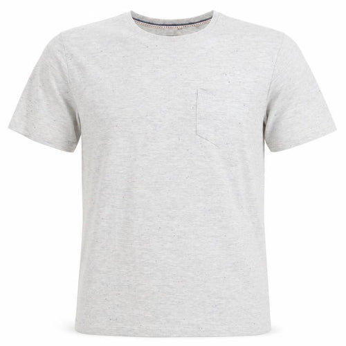 NEXT Mens Grey Cotton T-Shirt Size M Crew Neck - Flecked