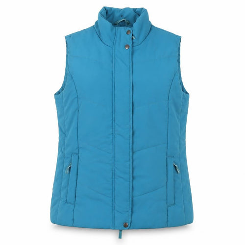 Tayberry Womens Green Gilet Jacket Size M Zip - Zipped Pockets