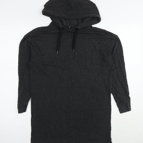 NEXT Womens Black Viscose Pullover Hoodie Size XS Pullover