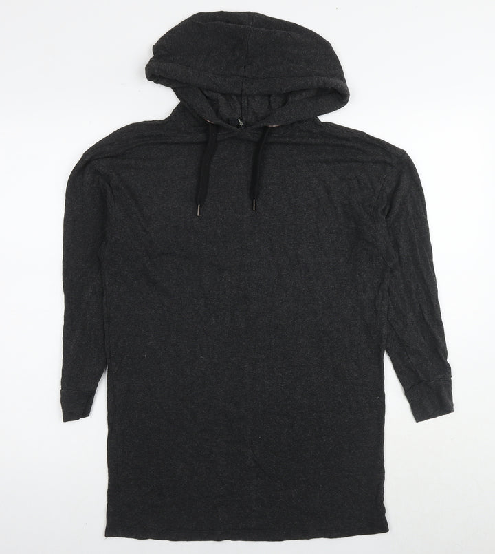 NEXT Womens Black Viscose Pullover Hoodie Size XS Pullover