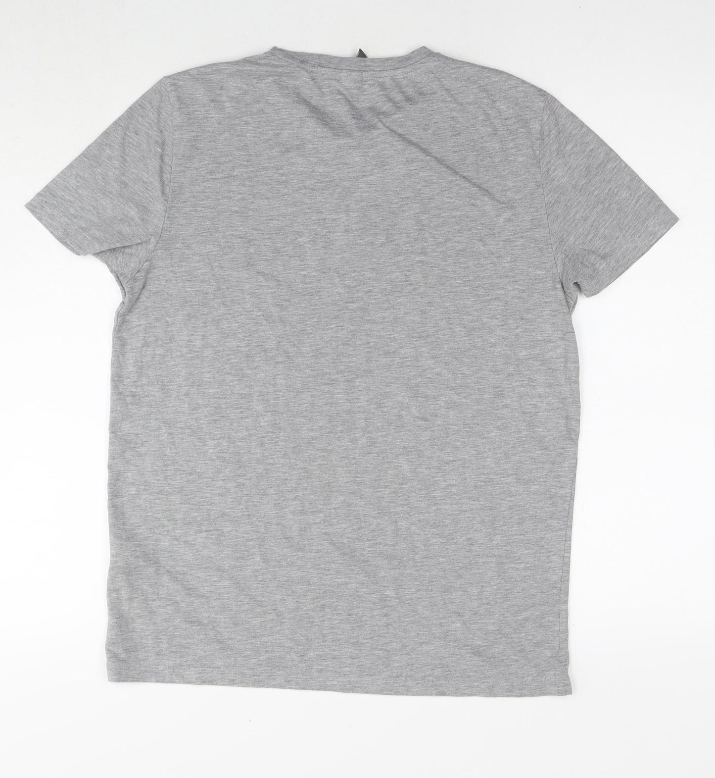 ASOS Womens Grey Polyester Basic T-Shirt Size M Round Neck