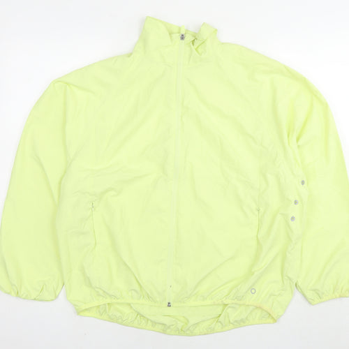 Marks and Spencer Womens Yellow Jacket Size 12 Zip