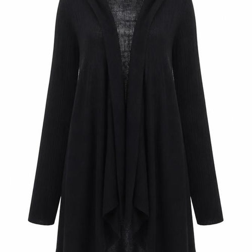 Marks and Spencer Womens Black V-Neck Polyester Cardigan Jumper One Size