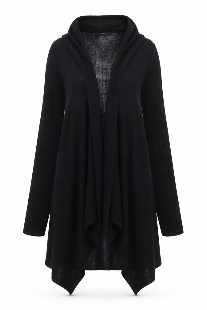 Marks and Spencer Womens Black V-Neck Polyester Cardigan Jumper One Size