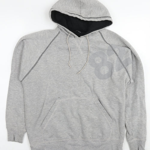 UrbanSpirit Mens Grey Cotton Pullover Hoodie Size S - 82