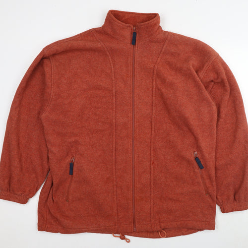 Classic Mens Brown Jacket Size XL Zip
