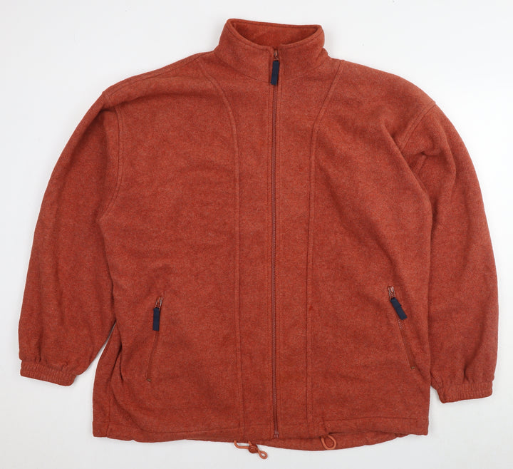 Classic Mens Brown Jacket Size XL Zip