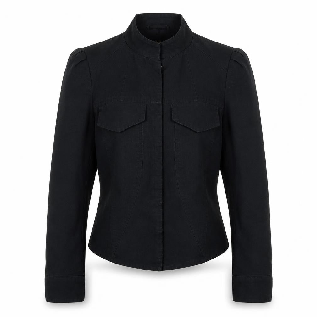 Next Womens Black Jacket Blazer Size 8 Hook & Eye