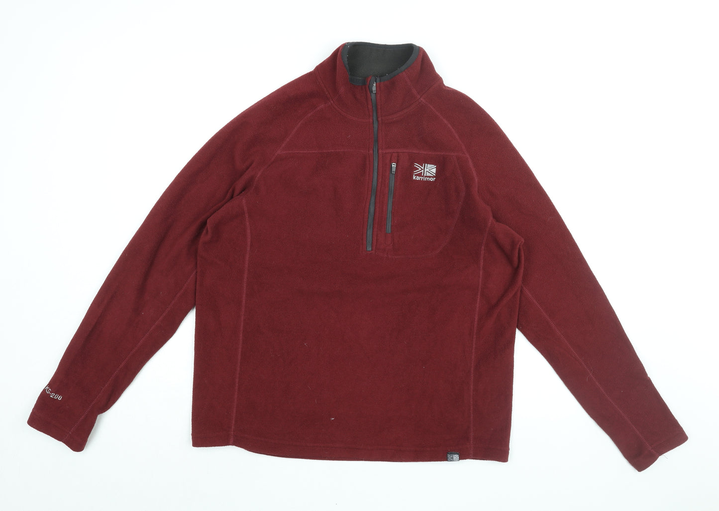 Karrimor Mens Red Polyester Pullover Sweatshirt Size M