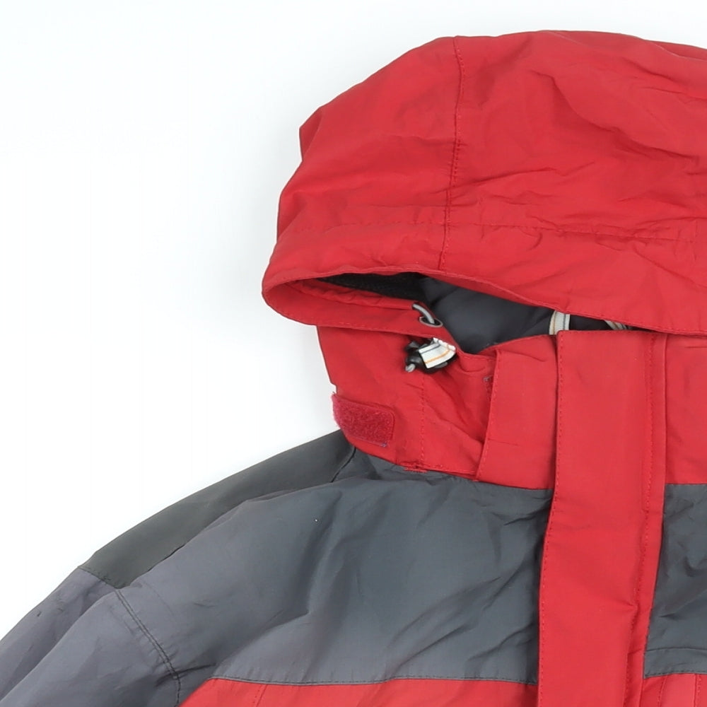 Regatta Mens Red Rain Coat Coat Size M Zip