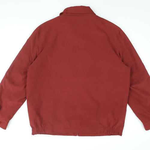 Greenwoods Mens Red Jacket Size L Zip