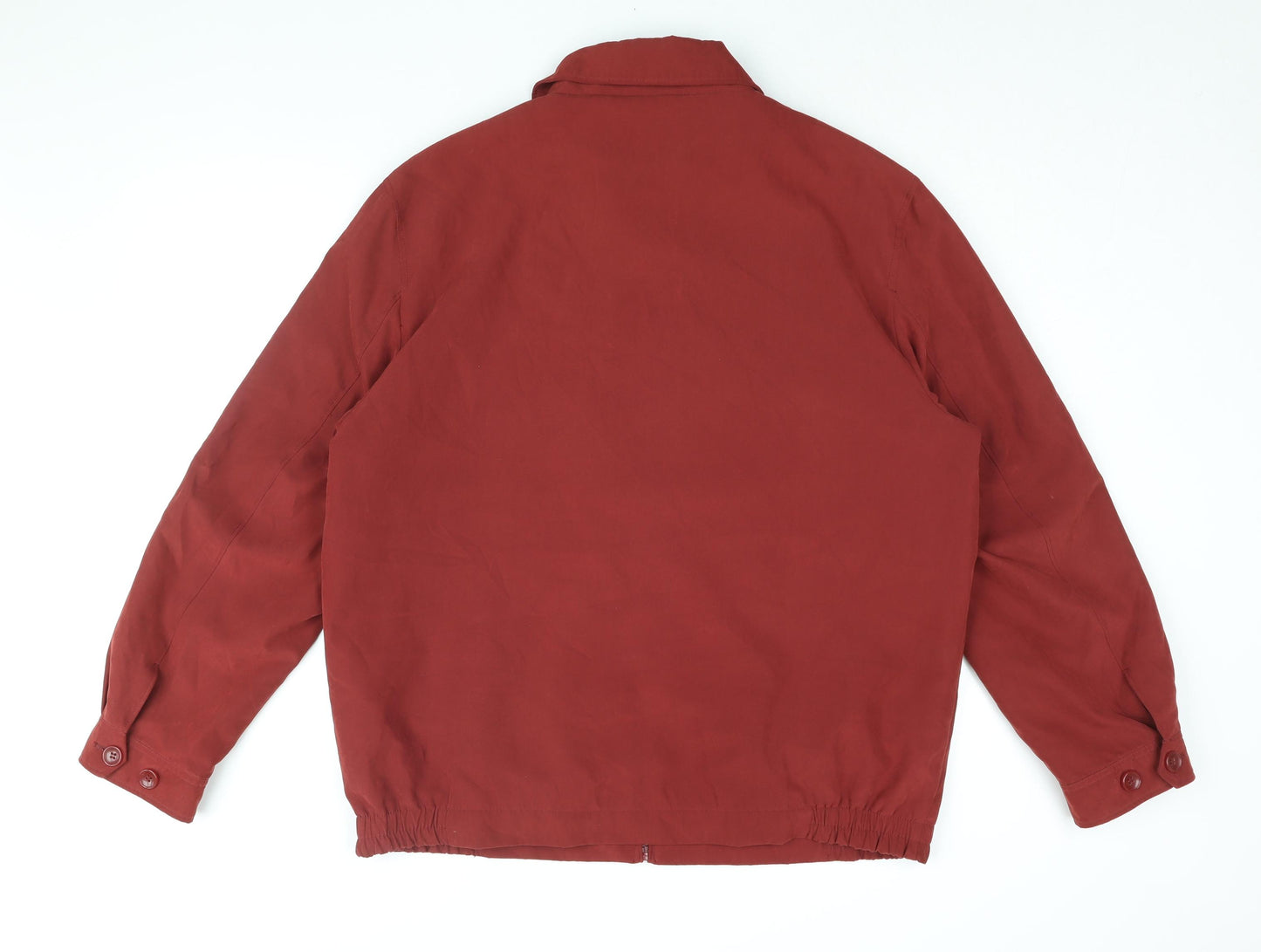 Greenwoods Mens Red Jacket Size L Zip