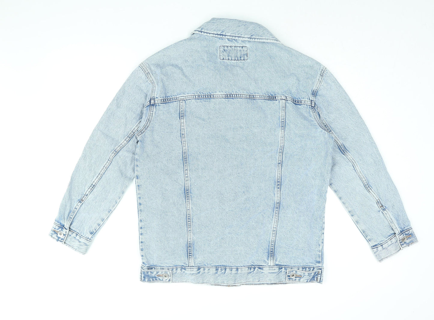 Marks and Spencer Womens Blue Jacket Size 10 Button