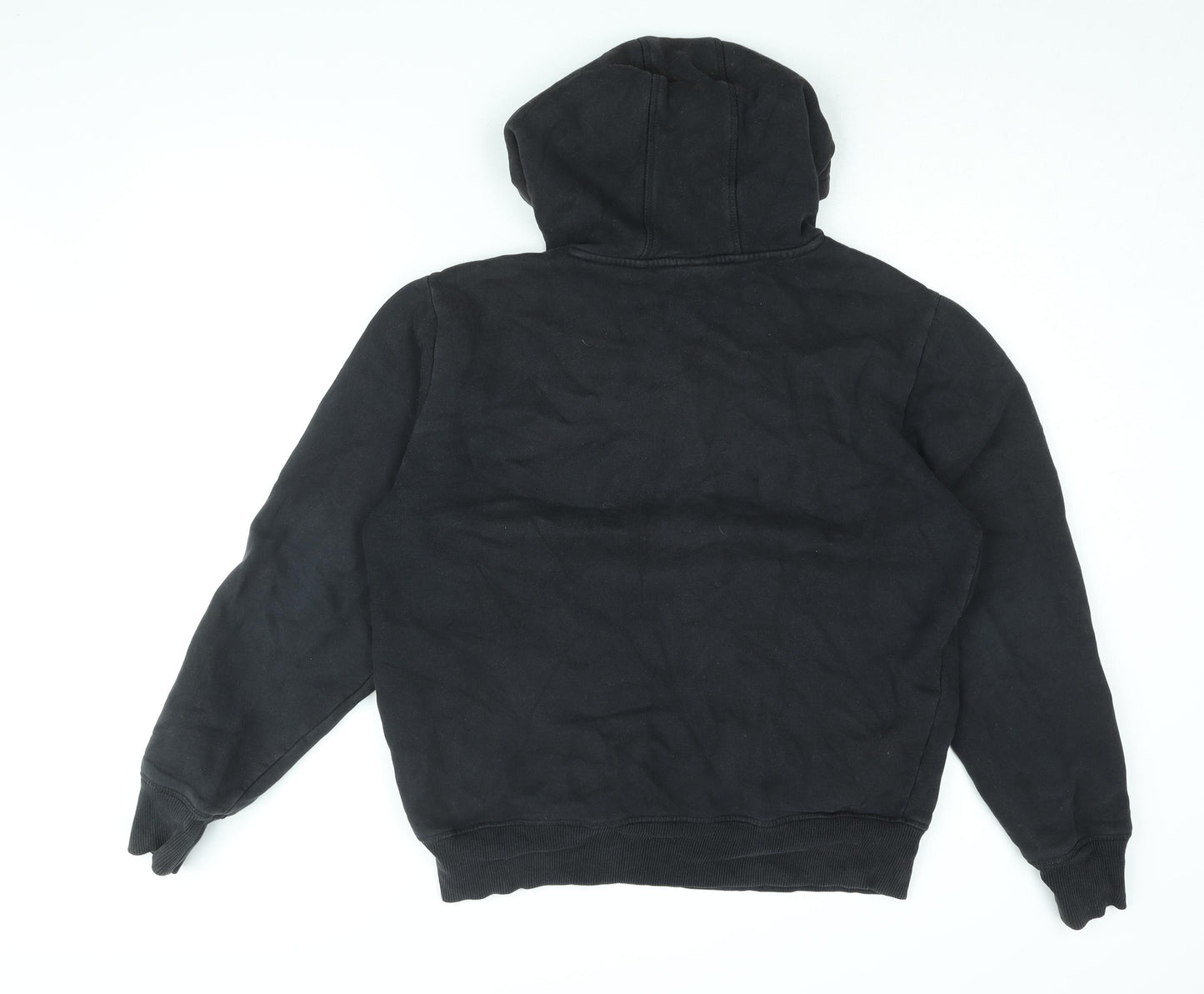 ellesse Mens Black Cotton Pullover Hoodie Size L