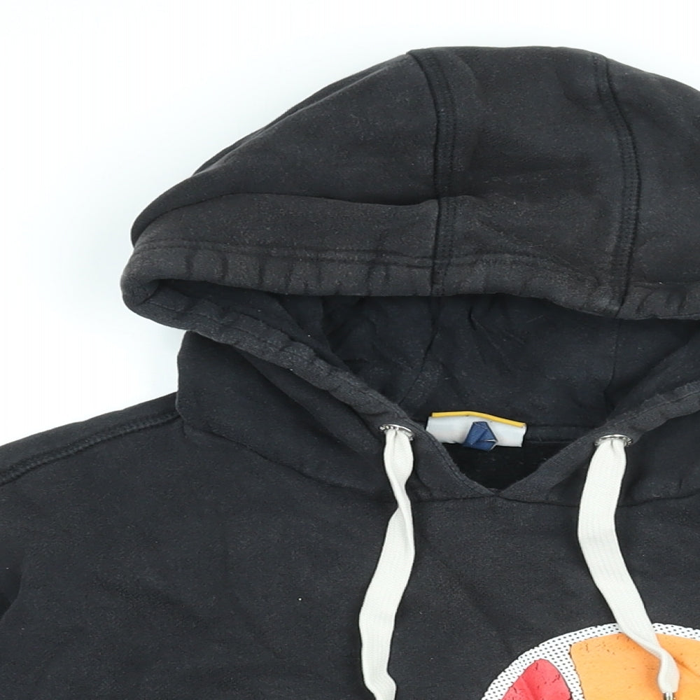 ellesse Mens Black Cotton Pullover Hoodie Size L