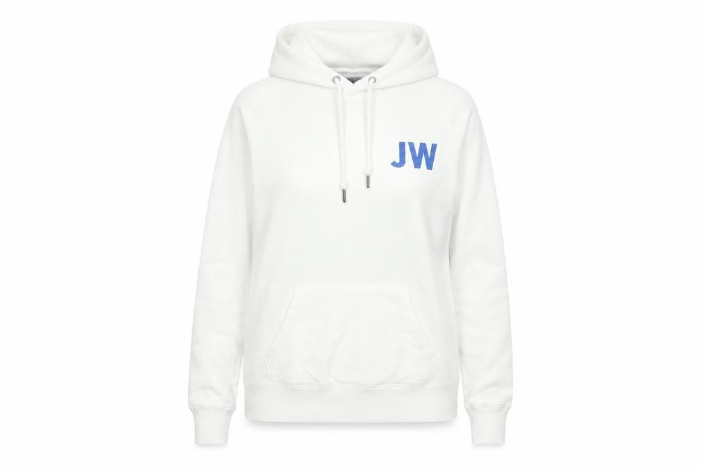 Jack Wills Womens White Cotton Pullover Hoodie Size 12 Pullover - Jack Wills Fabulously British