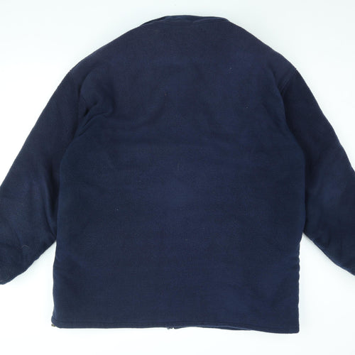 High Mount Mens Blue Jacket Size XL Zip
