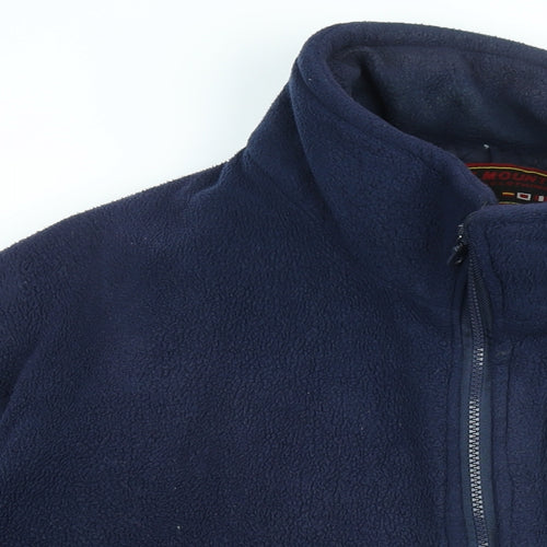 High Mount Mens Blue Jacket Size XL Zip