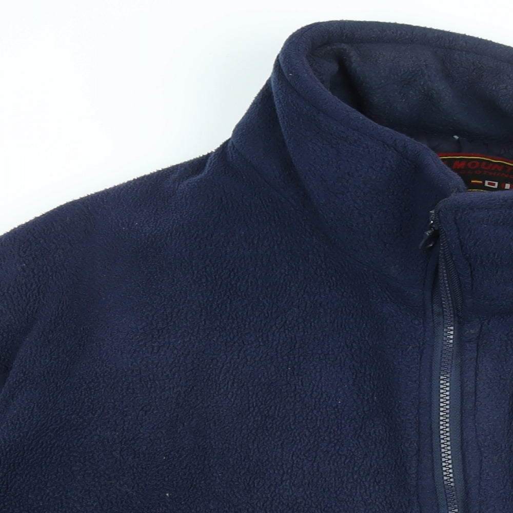 High Mount Mens Blue Jacket Size XL Zip