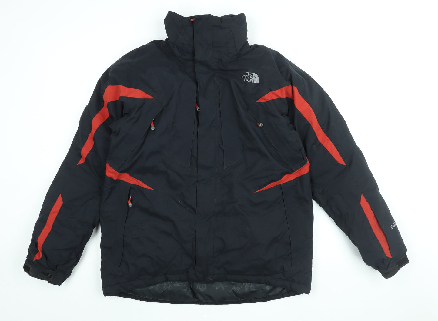 The North Face Mens Black Rain Coat Coat Size M Zip