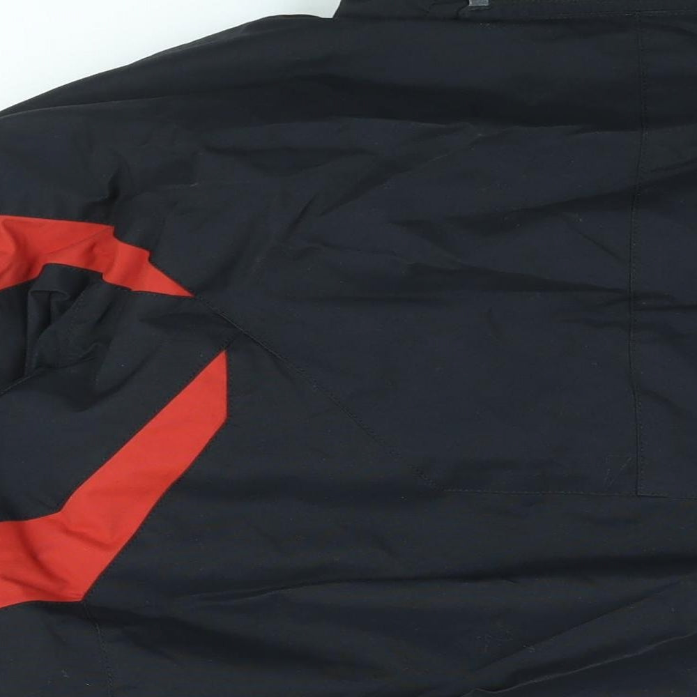 The North Face Mens Black Rain Coat Coat Size M Zip