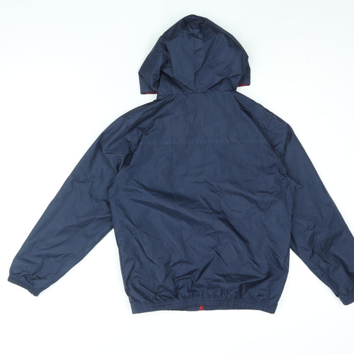 FCB Boys Blue Rain Coat Coat Size 10-11 Years Zip