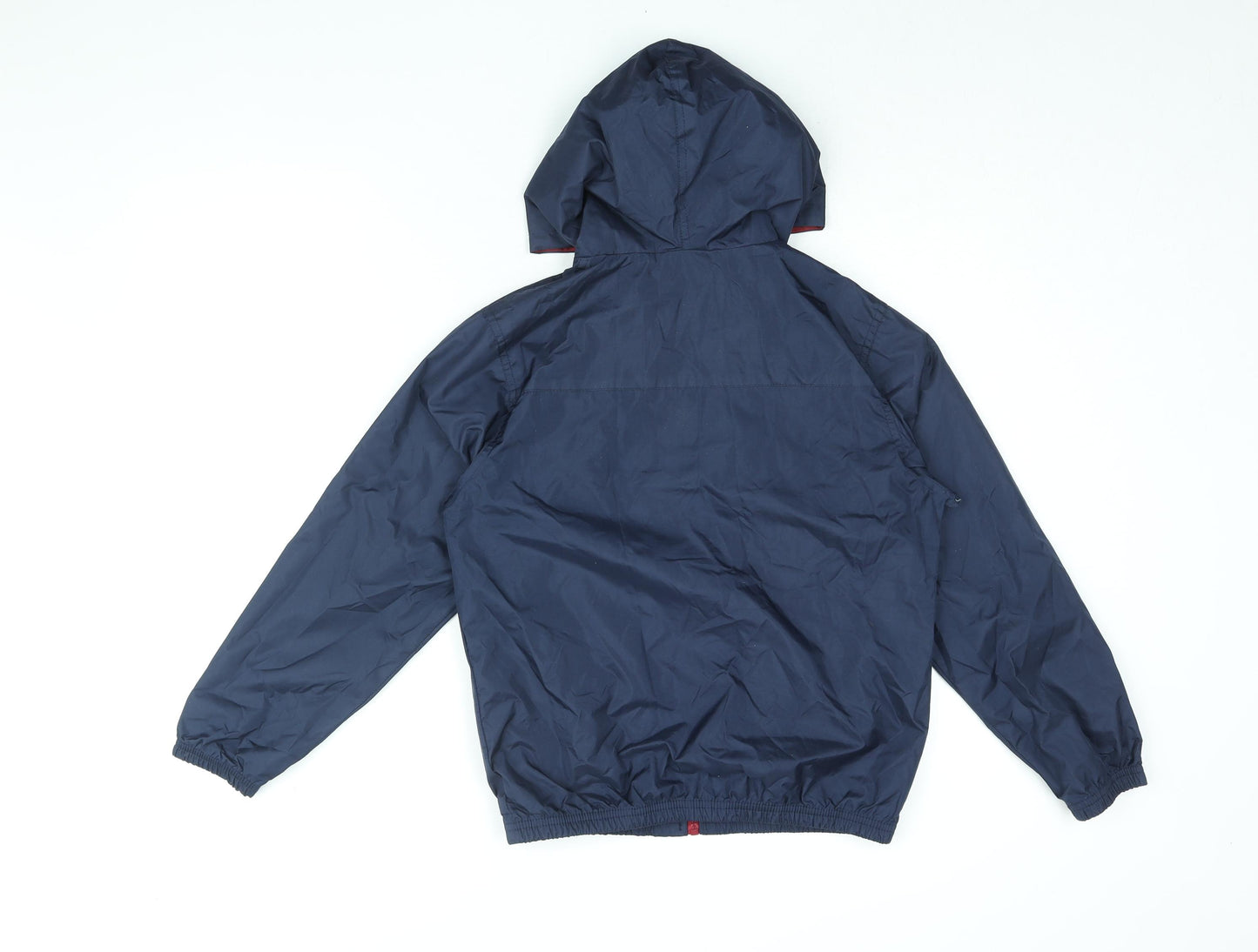 FCB Boys Blue Rain Coat Coat Size 10-11 Years Zip