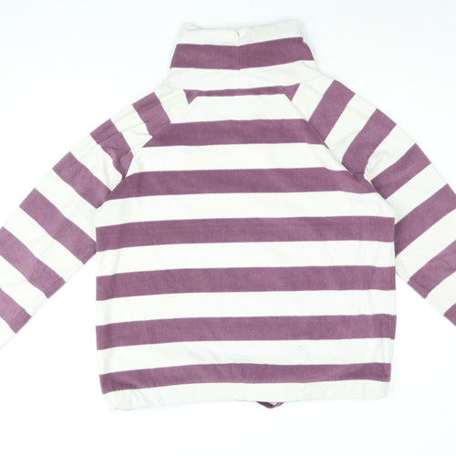 STORE TWENTY ONE Womens White Striped Polyester Pullover Sweatshirt Size 18 Pullover