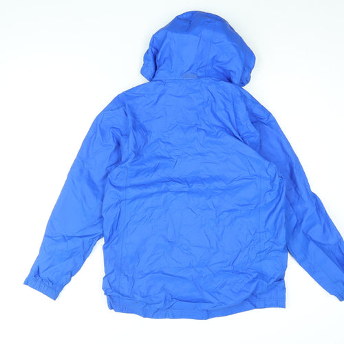 Karrimor Boys Blue Rain Coat Coat Size 13 Years Zip