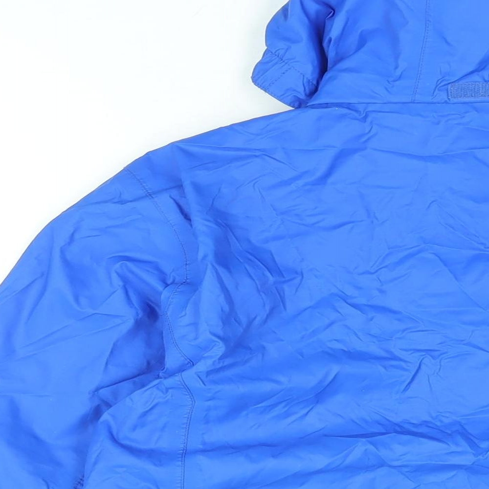 Karrimor Boys Blue Rain Coat Coat Size 13 Years Zip
