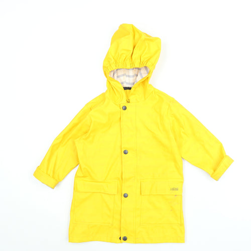 Captain Corsaire Girls Yellow Rain Coat Coat Size 2 Years Zip