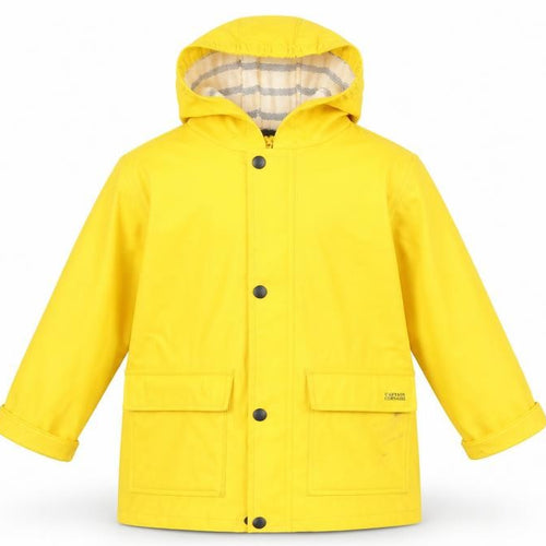 Captain Corsaire Girls Yellow Rain Coat Coat Size 2 Years Zip