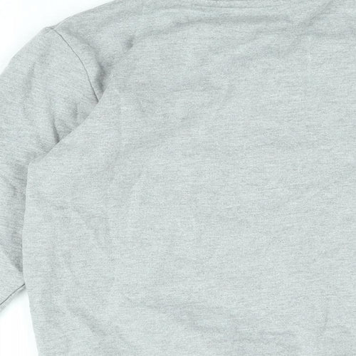 Hype Boys Grey Cotton Pullover Sweatshirt Size 11-12 Years Pullover - Hype Logo
