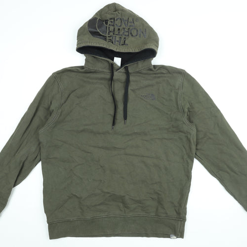 The North Face Mens Green Cotton Pullover Hoodie Size XL